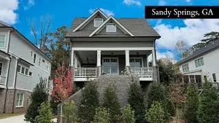 MUST SEE- STUNNING NEW CONSTRUCTION FOR SALE IN SANDY SPRINGS, GEORGIA - 4 Bedrooms - 4.5 Bathrooms