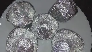 How to make Cup Cake Mould with Aluminium Foil Paper # Ep - 57