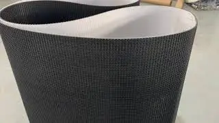 Black rough top pvc conveyor belt