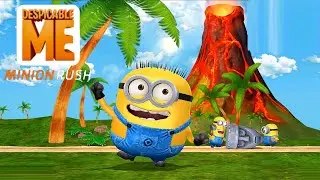 Minion rush Jerry minion run for 8m 40s The Volcano gameplay Xbox PC gameplay Despicable me minions