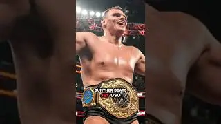 Gunther WINS World Heavyweight Title!! 😱😱 #shorts #viral #viralvideos #viralshorts #youtubeshorts