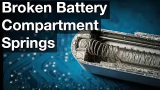 Fixing broken Battery Compartment Contact Springs (easy DIY fix)