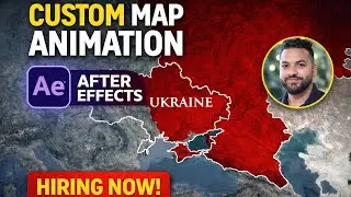 How To Create Map Animation in After Effects | Professional Location Animation