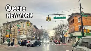 New York City Driving Tour [4K] - Ridgewood Queens NYC