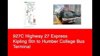 TTC 927C Highway 27 Express (Kipling Stn to Humber College Bus Terminal) | 2019 NovaBUS LFS HEV 3641