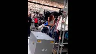 Ad&eacute;le et Pam Springsteen Stade de france 29 juin 2013