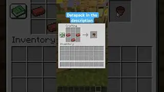 How to craft minecraft pot? Useful recipes datapack!