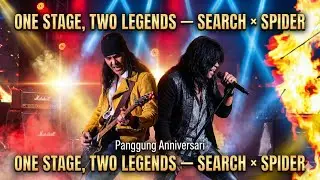 SEARCH × SPIDER | GEGAR PANGGUNG ANNIVERSARI ⚡ #KIDSolo #GegarPanggung #LegendRockBersatu