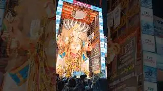 khairtabad Ganesh 2023🙏🎇#ganapathi #tankbund #2023#hyderabad #rushhour #devotee #godessweather...