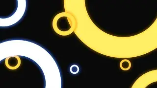 Round circles moving loop background video, circles animation loop video, color round circle bg free