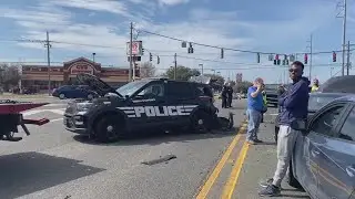 SPD officer en route to shooting involved in major SE Shreveport crash