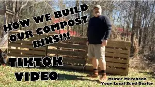 TikTok video of how we make compost bins for worm castings.