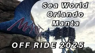 SeaWorld Orlando Manta Off Ride 2025
