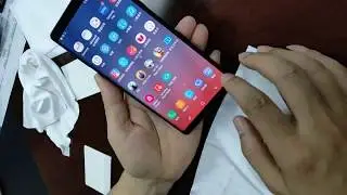 3D  Full adhesive glue tempered glass screen protector for  Samsung Note9( test on real device)