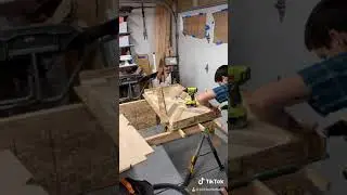 Poplar Table: Building and caulking mold