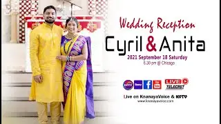 Wedding Reception of Cyril Kanjookaran & Anita Dominic from Chicago | KVTV.COM