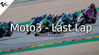 Last lap battle in Moto3 |&nbsp;2020 #AragonGP