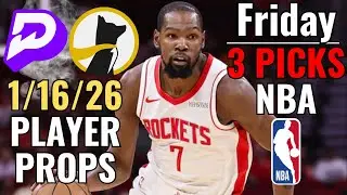 9-1 RUN🔥 PRIZEPICKS UNDERDOG NBA FRIDAY 1/16/26 BEST PLAYER PROPS TODAY!!