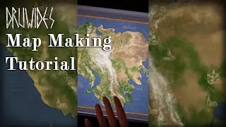 I show you my fantasy map making process