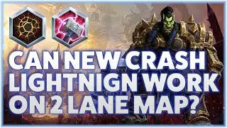Thrall Earthquake - CAN NEW CRASH LIGHTNIGN WORK ON 2 LANE MAP? - Grandmaster Storm League