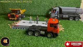 DUMP TRUCK || CRAZY MISSION! RC DUMP TRUCK BUILDS A CITY ROAD! THE RESULTS ARE SHOCKING! 😱🛻