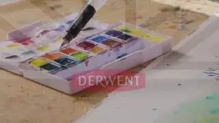 Derwent Inktense Paint Pan Set - Official Promo Video (15 seconds)