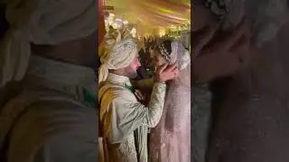 Emotional Bride & Groom at the wedding #wedding #bride #couple #couplegoals #indianwedding #weddings