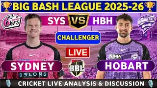 Sydney Sixers vs Hobart Hurricanes, Challenger T20 Live Score & Commentary HBH vs SYS Challenger BBL