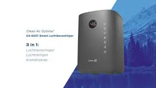 Clean Air Optima&reg; CA-605T Smart Top Filling - 3in1: Luchtbevochtiger met UVC-lamp en Aromatherapie