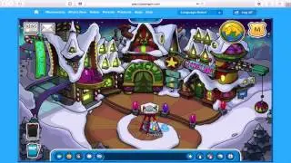 Club Penguin Holiday Party 2015 Coins For Change Interface