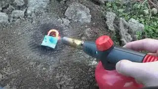 Can You Melt Down Padlock with Household Gas Torch - Experiment