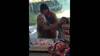 Epic fail birthday cake face smash #fypシ゚viral  #fy #foryou #foryourpage #viral #viralvideo #fyp #fy