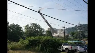 Cheswick Generating Station Smokestack Implosion (6/2/2023)