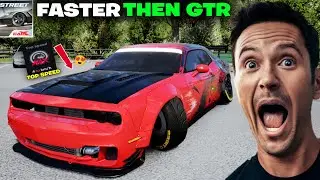 AWD Mai Itna Jayada Speed ​​🤔??- Carx Street Dodge Challenger Max Tune