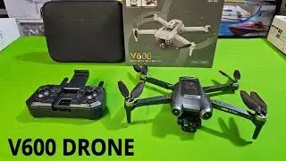 V600 GPS Drone Camera 4K  Footage, Best Drone for Beginners 2025, Long Flight Time & Follow Me Mode