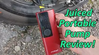 Juiced E-bike Portable Air Pump Review & City Cruising Ep.66
