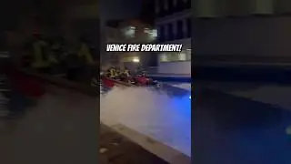 The Venice Fire Department Responds To Emergencies By Boat! 🚤