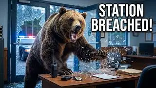 Why Did a Grizzly Bear Target a Police Station in 2024?