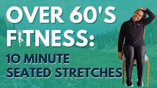 10 Min Seated Stretch Session - Senior Fitness Workout for over 60s || Rosaria Barreto