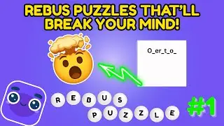 10 Rebus Puzzles + Dingbats (With Answers) | Say What You See! #1