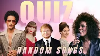 Guess the Random Song | Can You Name These Hits?