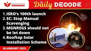 The Daily Decode | 30th January 2025 | Newspaper Analysis