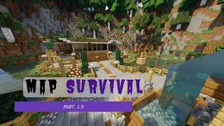 Twilight map Survival Minecraft. Scary stories. Under the water. And just pigs.