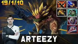 Arteezy Bristleback Safelane | Patch 7.31d | Dota 2 Pro MMR Gameplay #21