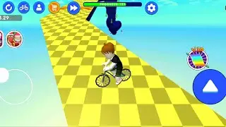 Obby on a bike 3D Game Play Obby on a bike racing game Play - 3D INDIAN GAMER Game Play