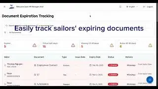 HansMarine Integrated HRM System - App Tutorial
