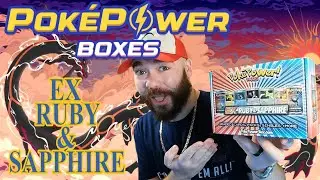 EX Era is HERE! Ruby & Sapphire! HUGE Pok&eacute;mon Mystery Box From Pok&eacute;Power Boxes!