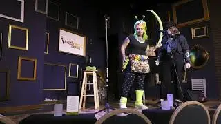 Silly Tilly makes Baloon Animal with a Friend @Camp bar open mic Mar 17th 2025