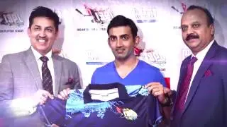Launch of IJPL T20 Official Jersey by Gautam Gambhir