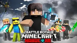100 Players Simulate The Winter BATTLE ROYALE in Minecraft!